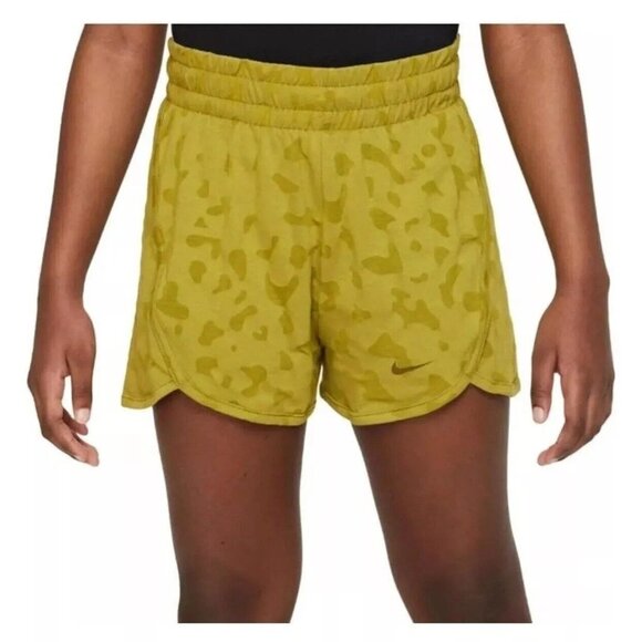 Nike Girls DriFit Knit High-Rise Shorts‎ (Little Kids/Big Kids) Size M - Picture 1 of 1